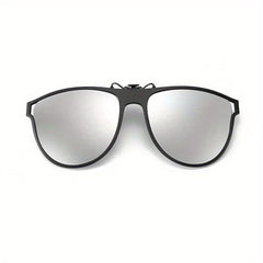 Polarized Clip On Sunglasses UV Protection Flip Up Glasses for Men