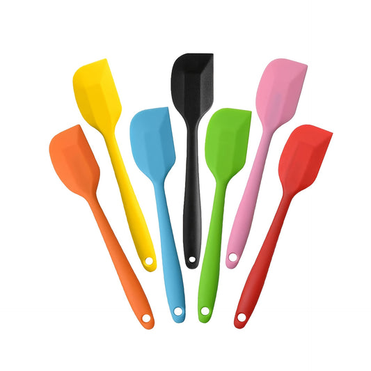 2pcs Silicone Spatula 8 inch 11 inch Rubber Spatula Heat Resistant Seamless