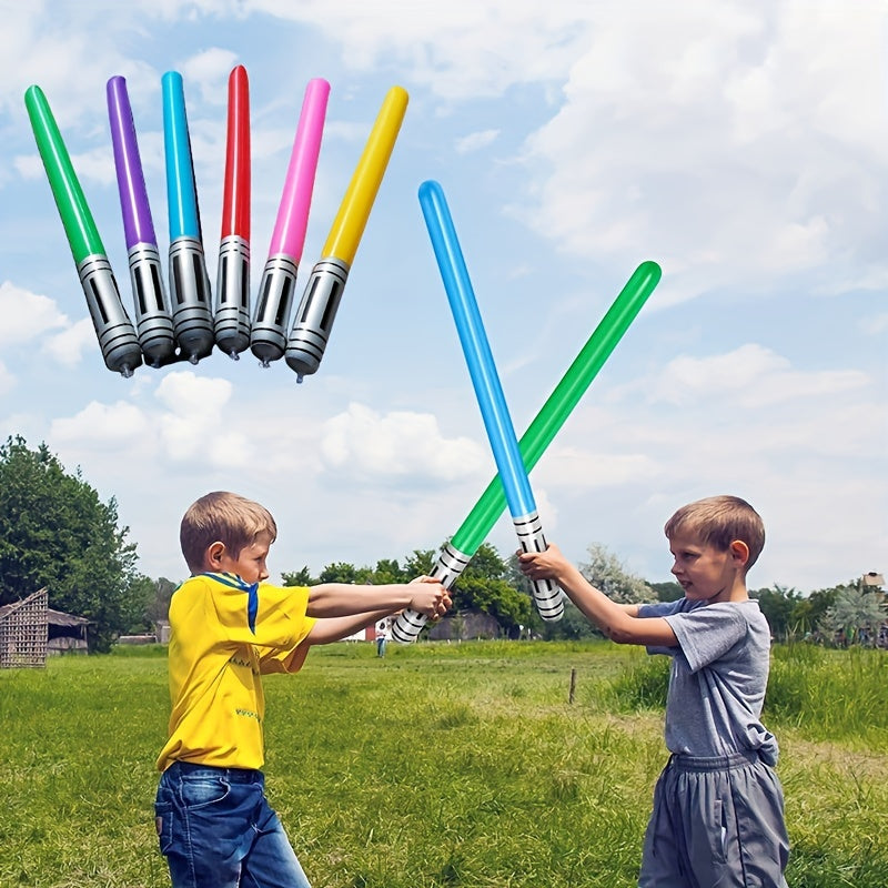 2 PCS Inflatable Laser Sword Toys Game Props Birthday Party Concert Pool Gift