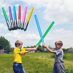 2 PCS Inflatable Laser Sword Toys Game Props Birthday Party Concert Pool Gift