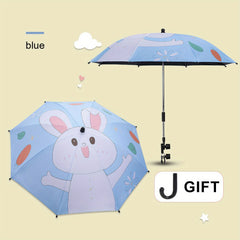 Baby Stroller Parasol Sunshade Outdoor Rain Umbrella