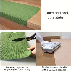 Luminous Stair Treads Rugs Non Slip Indoor Carpets for Wooden Steps