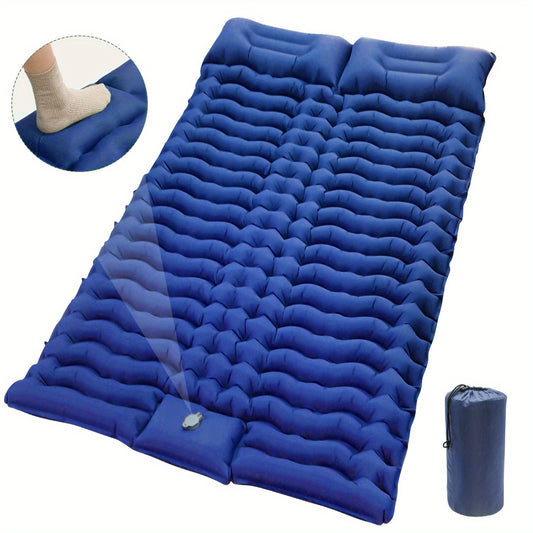 Double Sleeping Pad Self Inflating Mat Pillow - Upgrade Your Camping Experience