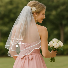 Personalized Bridal Veil - Custom Wedding Veil for Brides