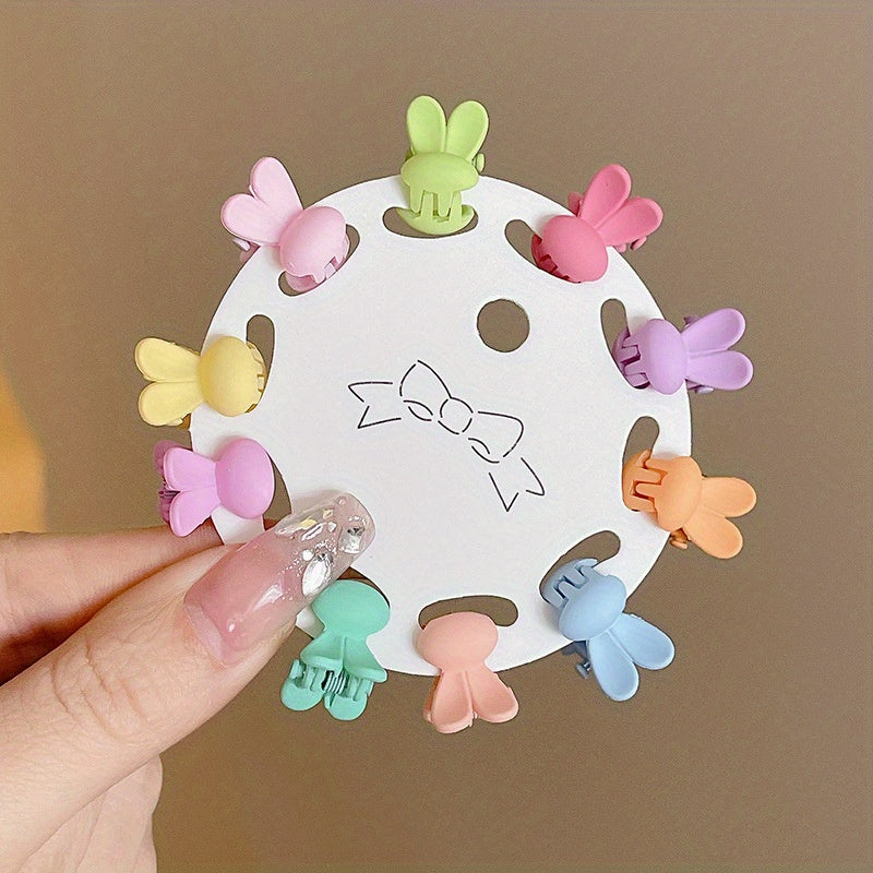 10pcs Colorful Mini Kids Hair Claw Hair Accessories