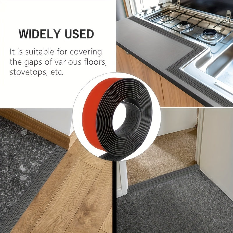 3.05m Self-Adhesive Floor Transition Strip, Laminate/Vinyl Floor Flat Divider