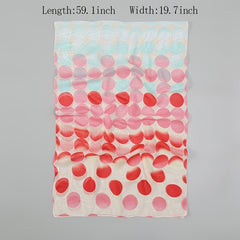 Chiffon Scarf Gradient Dot Print Classic Shawl