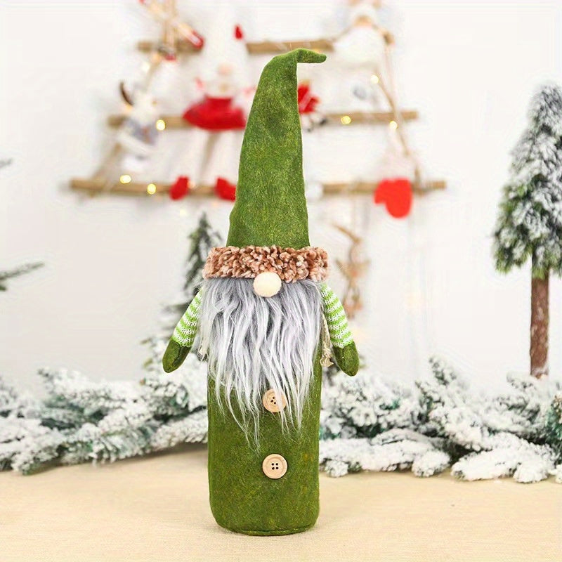 Christmas Dwarf Wine Bottle Sleeve Decoration