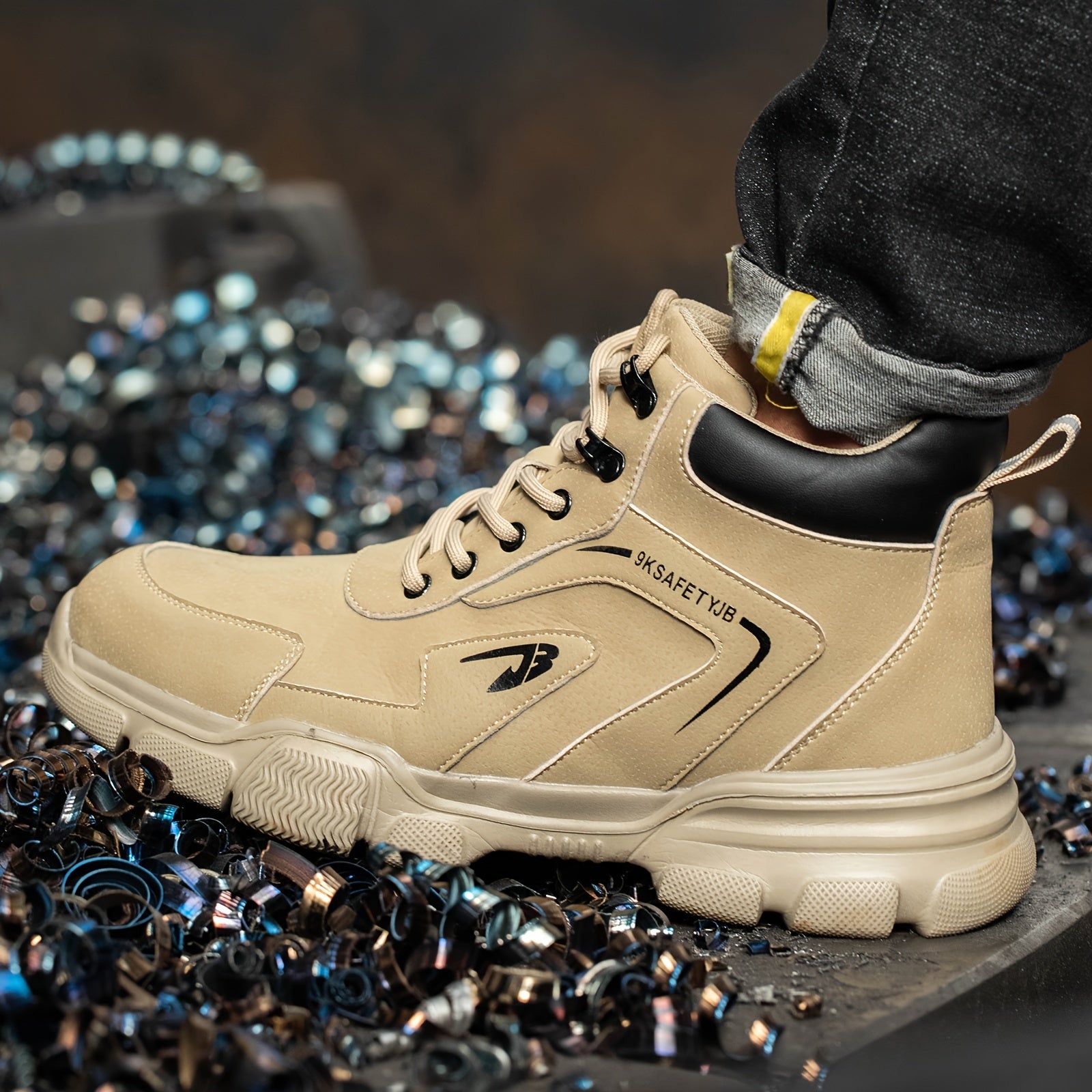 Steel Toe Work Shoes Lightweight Safety Sneakers