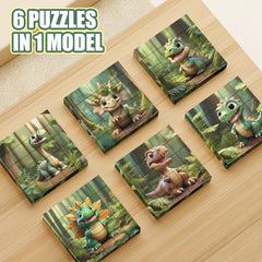 25pcs Magnetic Dinosaur Puzzle Toy for Kids DIY Educational Toys