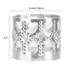 100pcs Dreadlocks Beads Hair Braid Rings Clips Colorful Dreadlocks Hair Ring