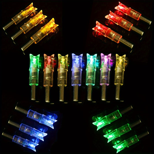 12pcs LED Lighted Arrow Nock For 7.62mm Shaft Archery Accessory
