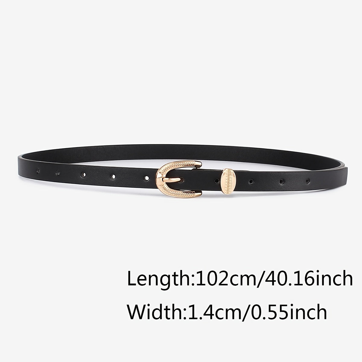 3pcs Classic PU Leather Belt Multicolor Pants Decoration Casual Jeans Buckle