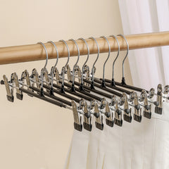 5pcs Pant Hanger Clip Plastic Stainless Steel Non-slip Underwear Drying Hanger