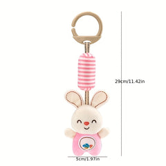 Soothing Doll Baby Bedside Bell Car Rattle 0-1 Year Old Stroller Pendant Toy