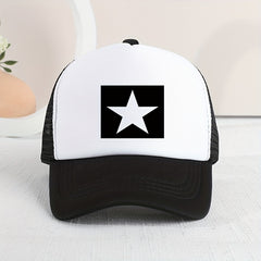 Sunshade Breathable Mesh Five-pointed Star Baseball Cap for Kids