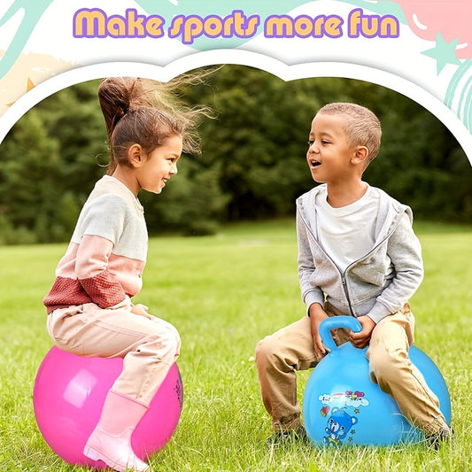 18inch Bounce Ball Jump Bounce Ball With Handle Hippie Jump Ball