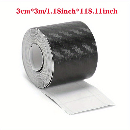 3D Carbon Fiber Car Stickers Scratch Proof T