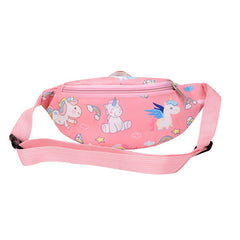 Cartoon Unicorn Dinosaur Kids Waist Bag