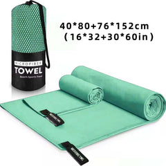 Microfiber Travel Towel Quick Drying Water Absorbent Lightweight Sports Towel