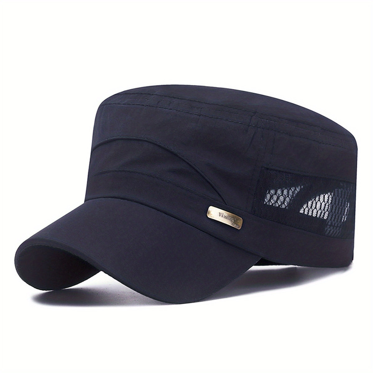 Flat Top Baseball Dad Sun Cap Adjustable Outdoor Sports Cap