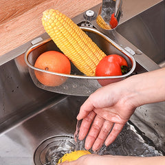 Triangle Corner Strainer Kitchen Sink Triangular Draining Basket