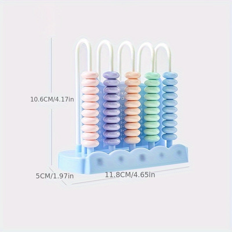 Pink 10,000 Bit Abacus for Beginners - Educational Math Learning Tool