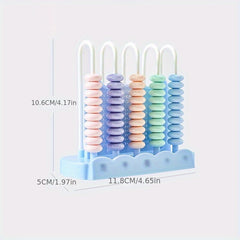 Pink 10,000 Bit Abacus for Beginners - Educational Math Learning Tool