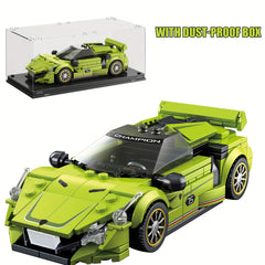 323pcs Racing Assembly Model Building Toy with Dustproof Display Box