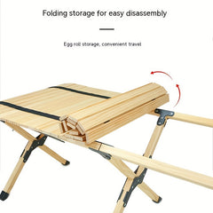 Portable Folding Table for Picnic Camping BBQ