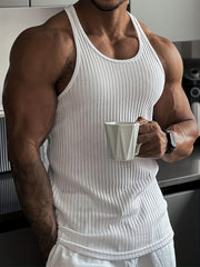 Men's Quick Dry Tank Top Mid Stretch Sleeveless Shirt