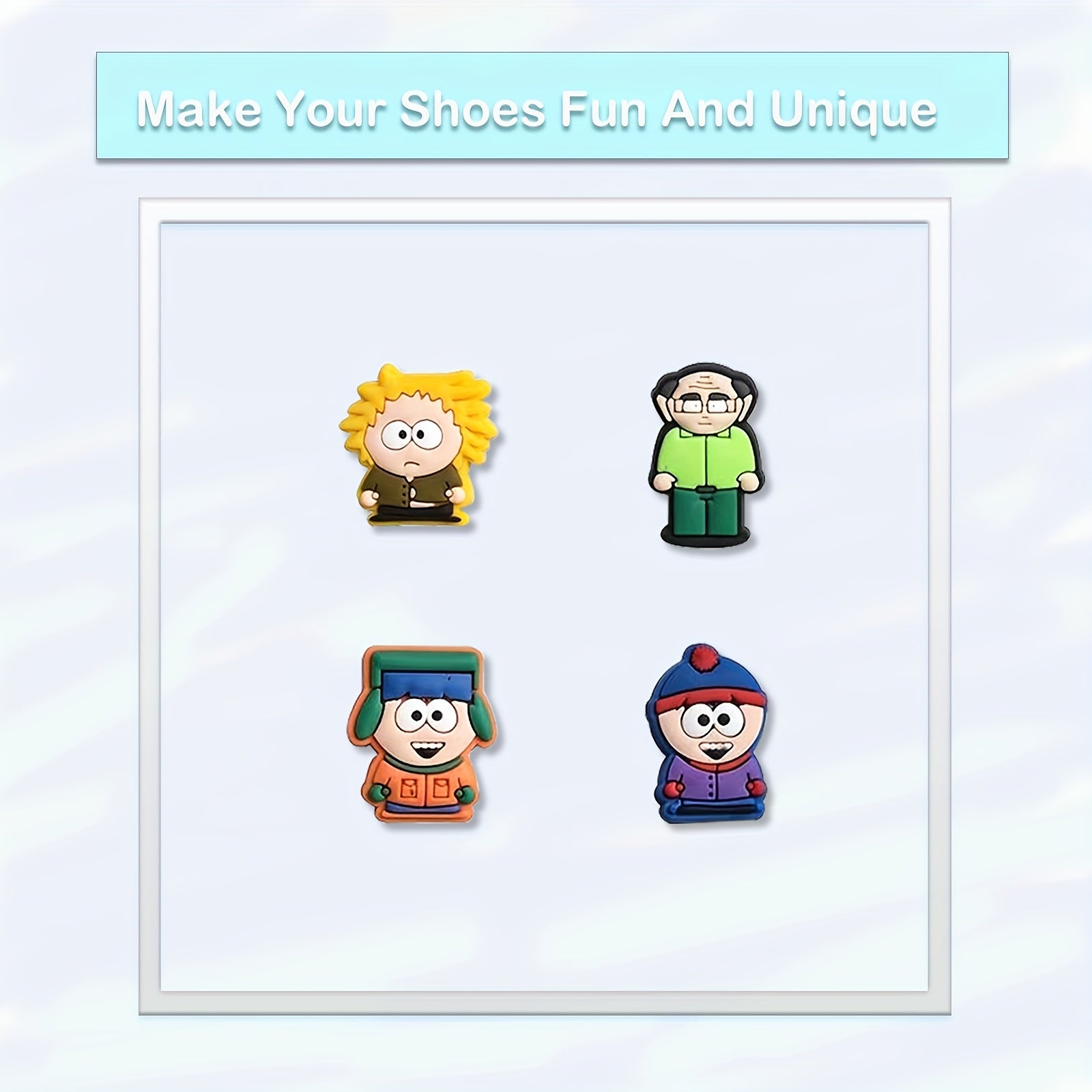 100Pcs Cartoon Shoe Charms For Clogs Garden Shoes