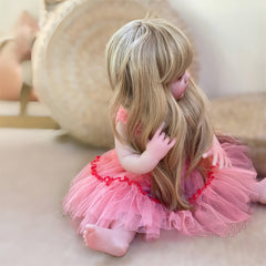 Realistic 55 Lifelike Youngsters Girl Reborn Doll with Dress & Accessories