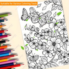 Mindfulness Adult Coloring Book - 22 Unique Designs - Great Valentines Gift