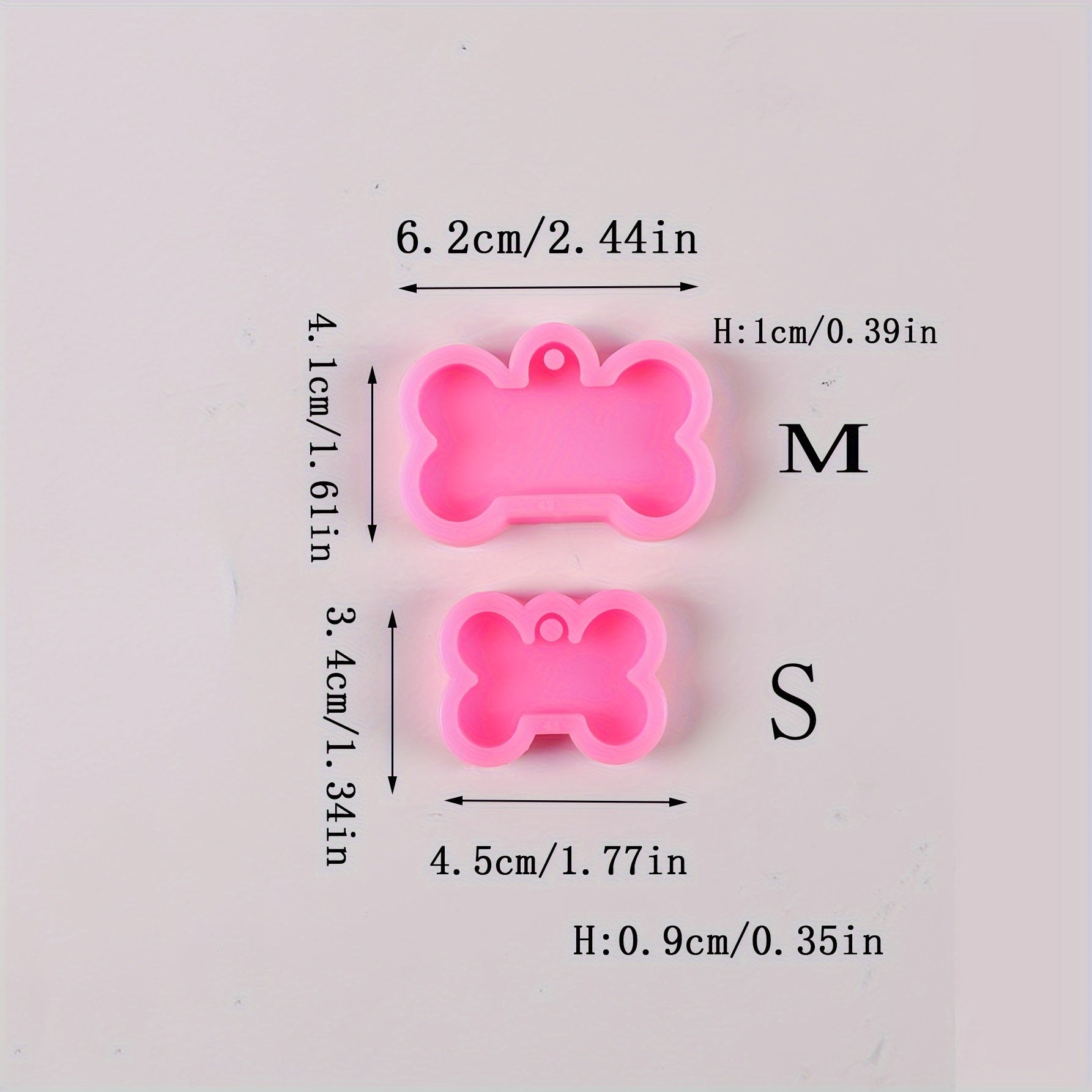 Dog Bone Silicone Mold for DIY Pet Ornament Jewelry Pendant