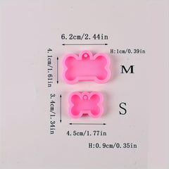 Dog Bone Silicone Mold for DIY Pet Ornament Jewelry Pendant