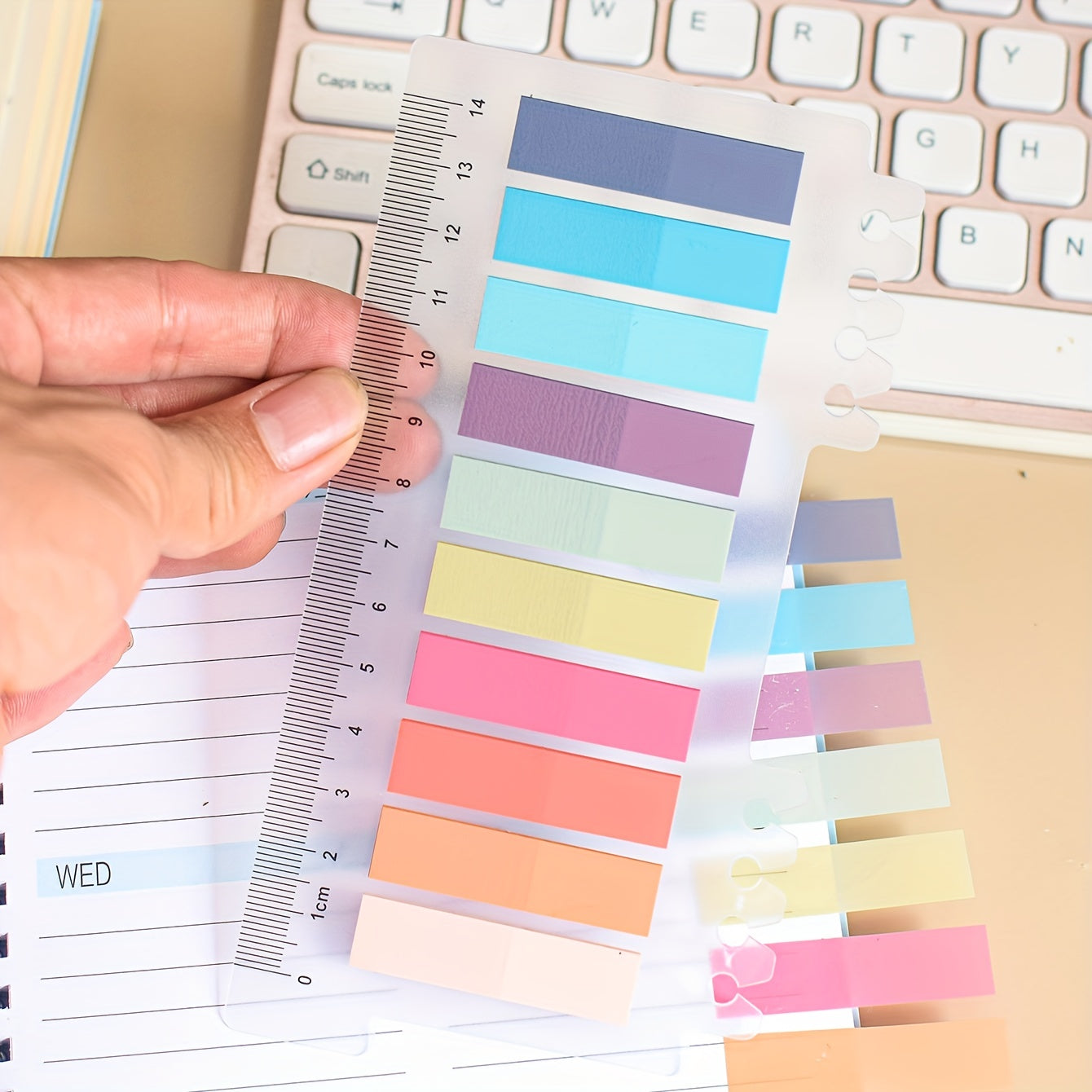 200 Sheets PET Sticky Notes Index Stickers - Office Student Supplies