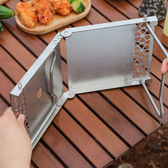 Stainless Steel Folding Table Portable Multifunctional Tea Table