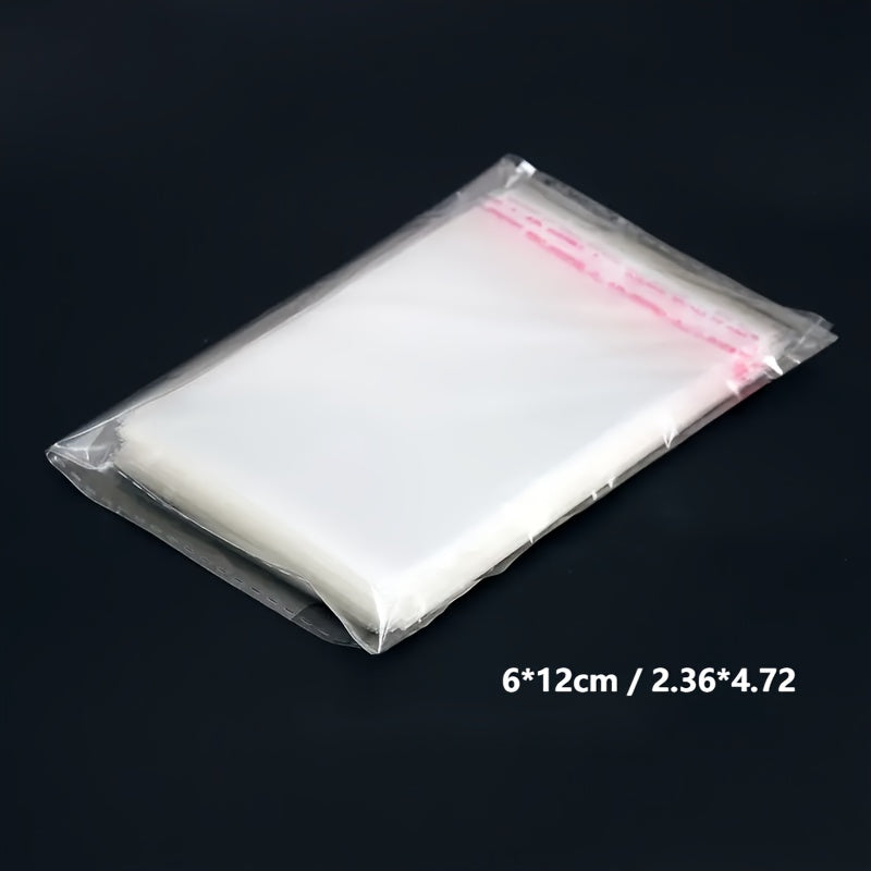 100pcs Transparent Self sealing Bags for Decorations Candy and Cookie