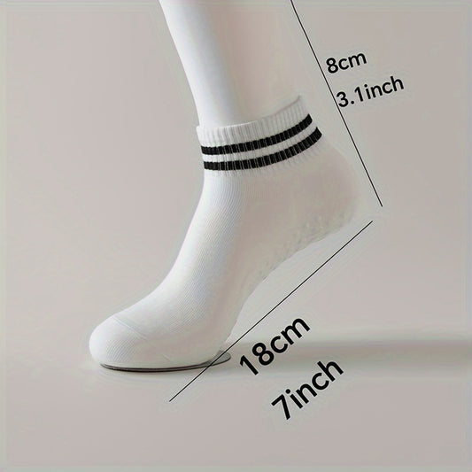 Yoga Socks, Anti-slip, Sweat-absorbing, Striped Floor Dance Training