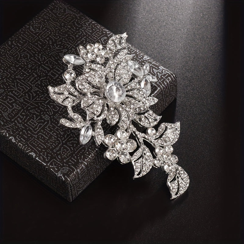 Delicate Flower Brooch Women Jewelry Party Costume Accessories