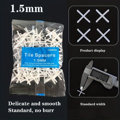 100pcs Tile Spacer Cross Plastic Tile Ceramic Gap Locator Leveler