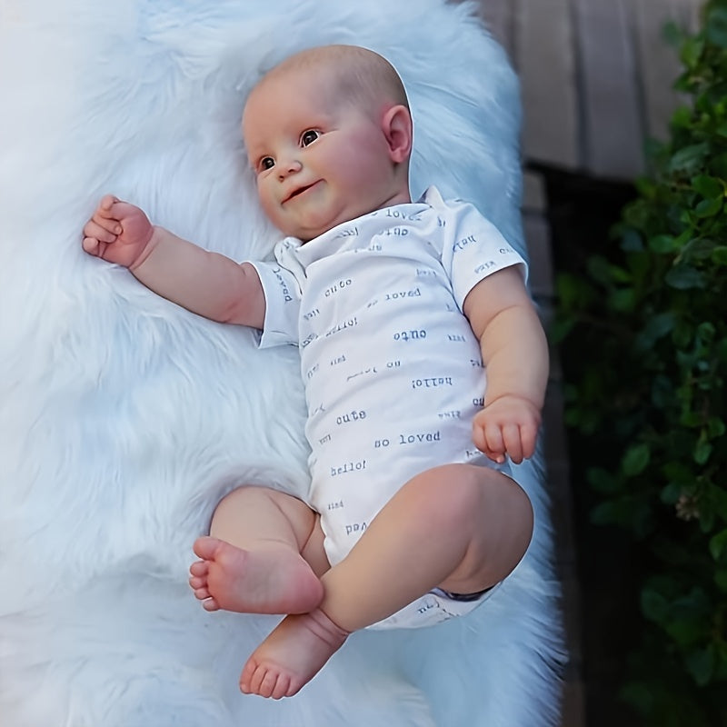 19inch Cloth Body Doll w/ Hand-painted Head