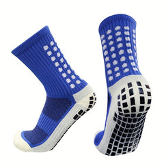 Anti-skid Silicone Breathable Mid-calf Socks for Men and Women