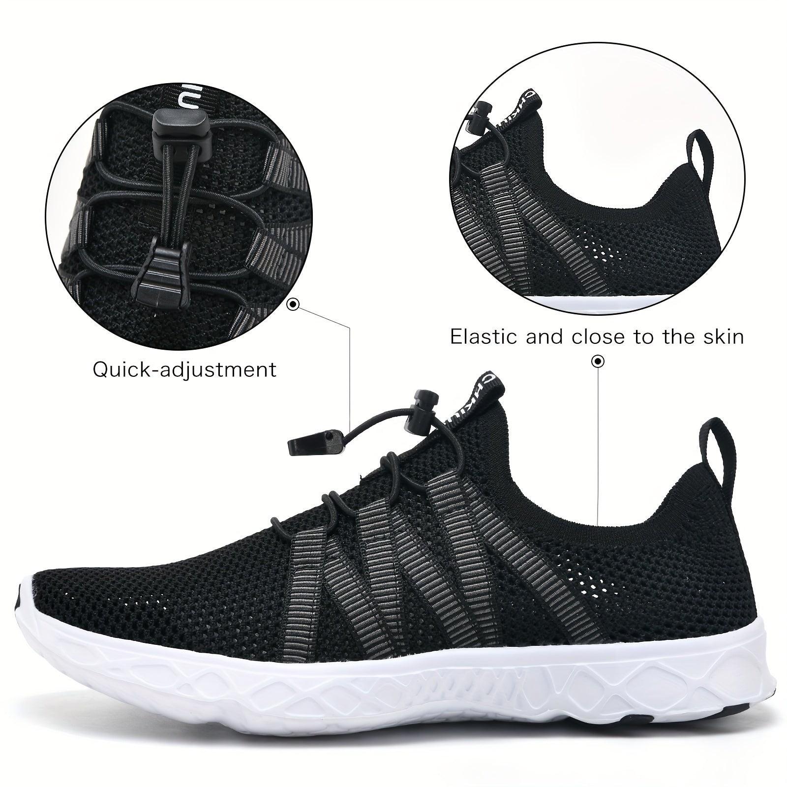 Men's Quick Dry Water Shoes Non Slip Outdoor Beach Aqua Shoes