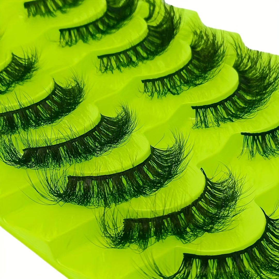 7 Pairs Fairy Style Wispy Volume False Lashes Natural Look