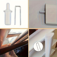 20pcs Blinds Repair Tool Set U Shaped Nails and Spring Loaded Blinds Pins