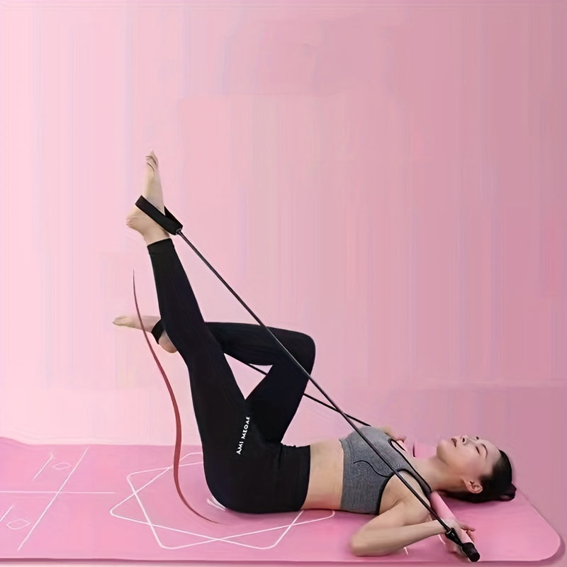 Pilates Stretching Stick Tension Rope Fitness Elastic Puller Yoga Equipment