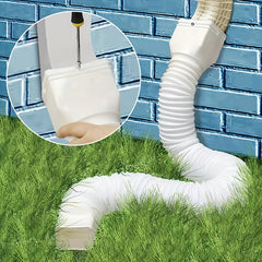Telescopic Rain Gutter Downspout Extension - Outdoor Drainage Pipe