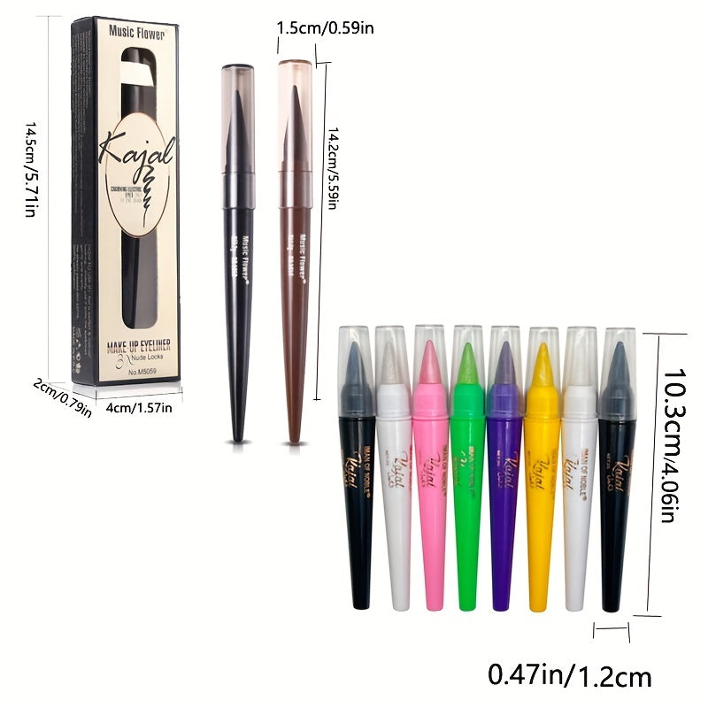 Waterproof Liquid Eyeliner Pencil Long Lasting Smudge Proof